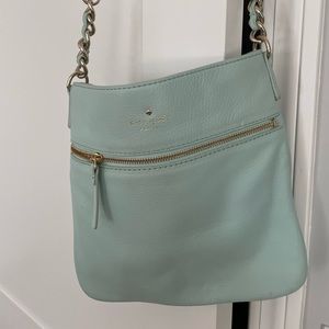 Kate Spade mint green crossbody bag